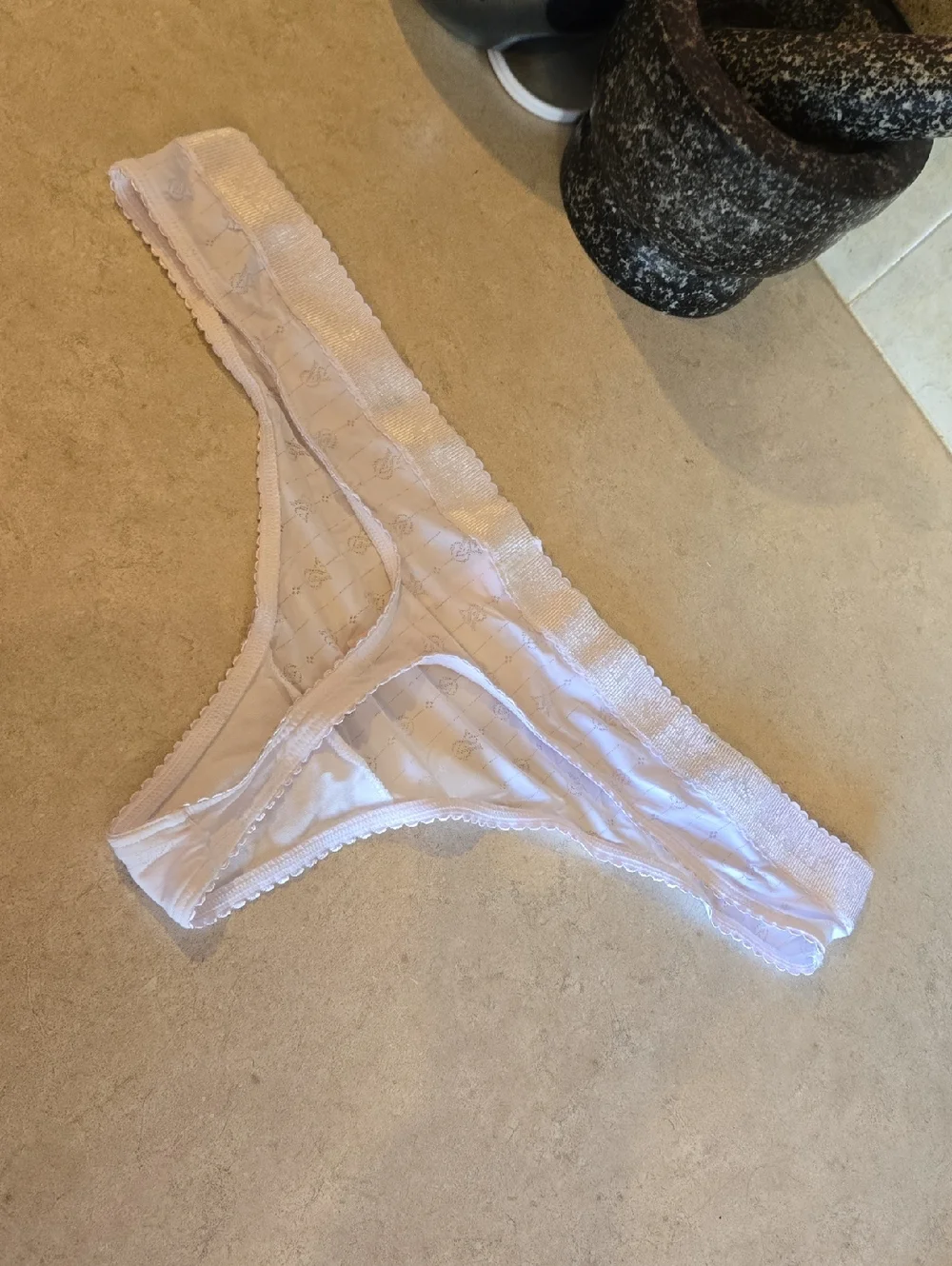Victoria's Secret Cotton Thong Panty - Picture 4 of 9